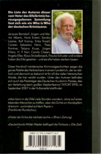 Rückcover: Jacques Berndorf - Tatort Eifel