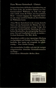 Rückcover: Hans Werner Kettenbach - Glatteis