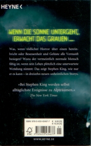 Rückcover Stephen King - Sunset